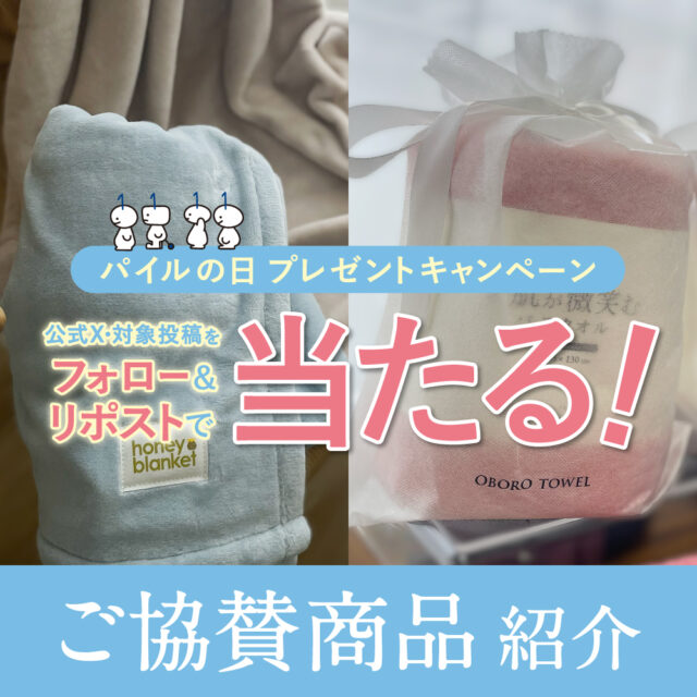 「パイルの日」パイル商品 プレゼントキャンペーン ご協賛賞品ご紹介！